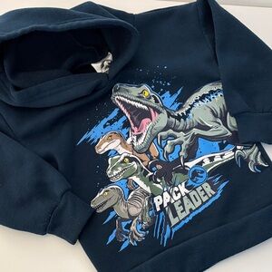Jurassic World Pack Leader Kids Dinosaur Hoodie - Blue
